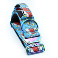 Load image into Gallery viewer, 2" Tacti Luxe Dog Collar - Superhero