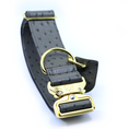 Load image into Gallery viewer, 2" Leather Dog Collar - Pietra D'Argento