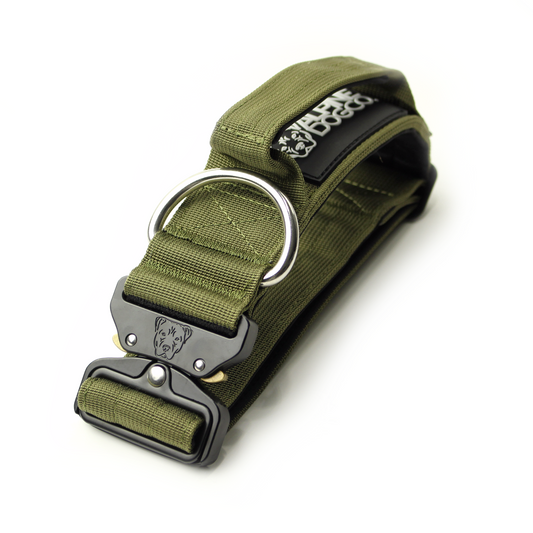 2" Tactik Dog Collar - Olive
