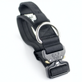 Load image into Gallery viewer, 1.5" Tacti Slim Dog Collar- Black