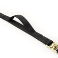 Load image into Gallery viewer, Tacti Luxe Dog Leash - Gold Noir