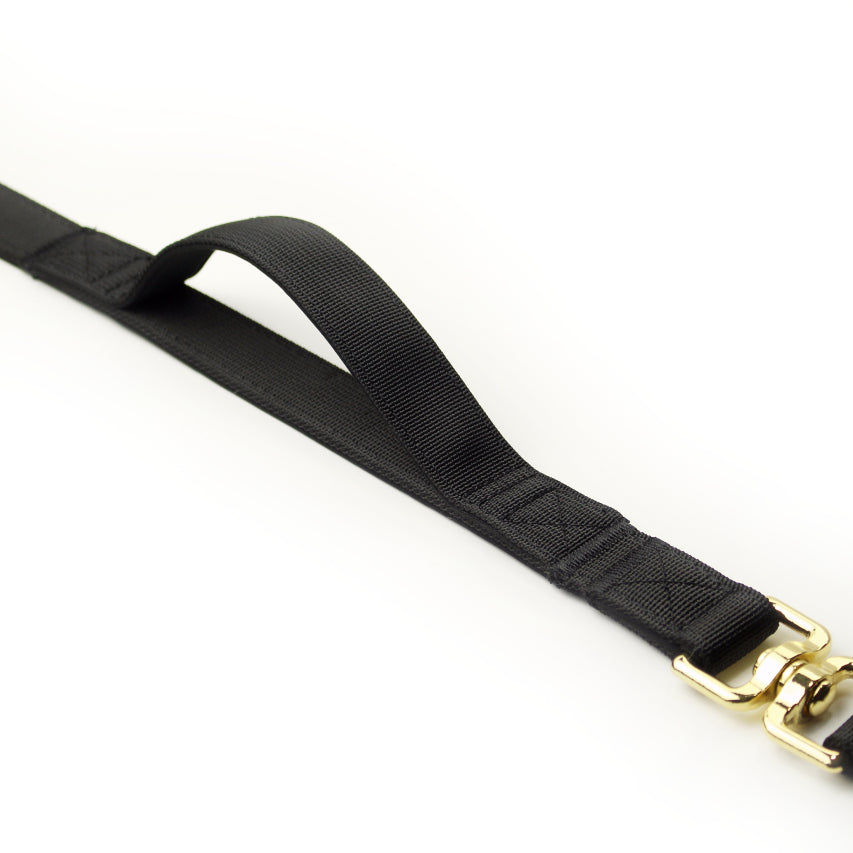 Tacti Luxe Dog Leash - Gold Noir