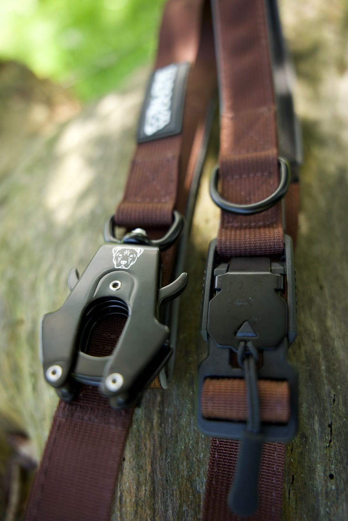Hands Free Running Dog Leash - Chocolate