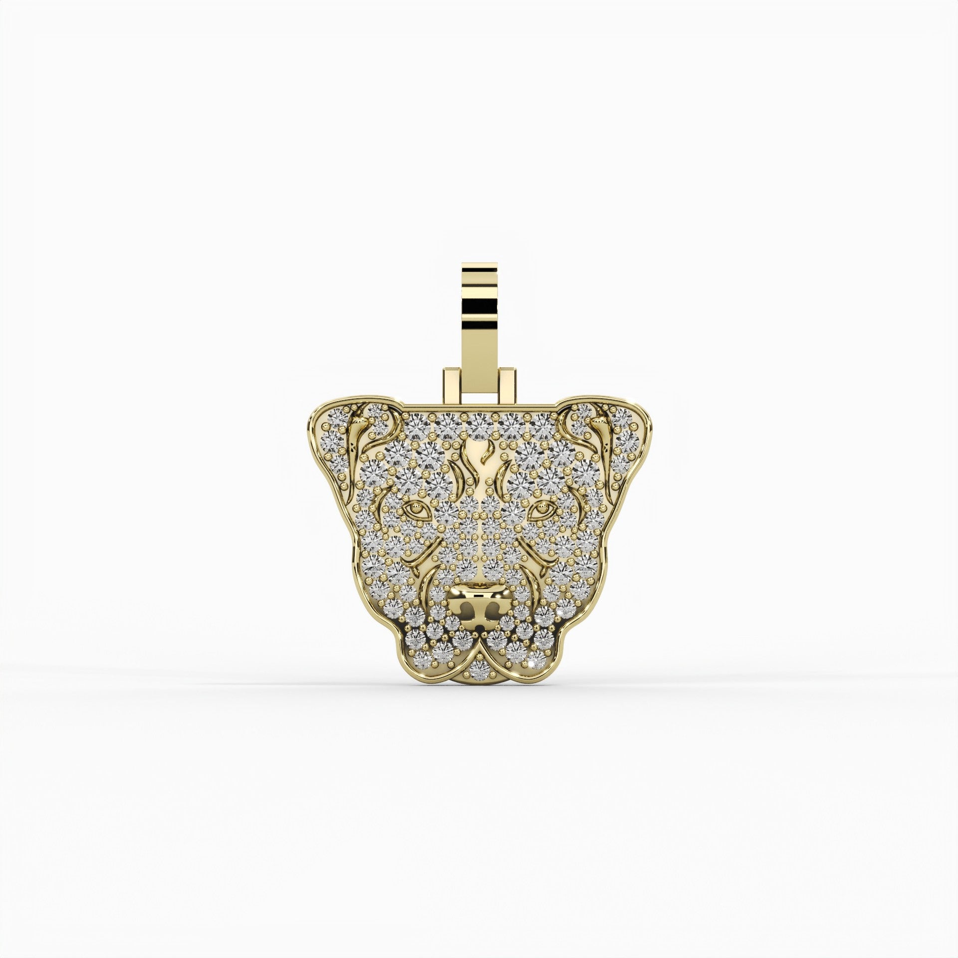 Alpine Icedog Emblem Pendant and Chain