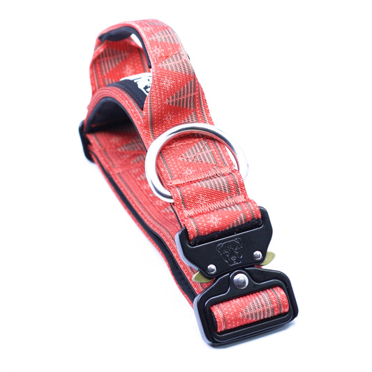 1.5" Tacti Slim Dog Collar- Christmas Sweater