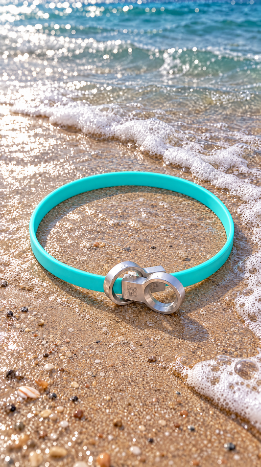Biothane Slip Collar - Bright Teal