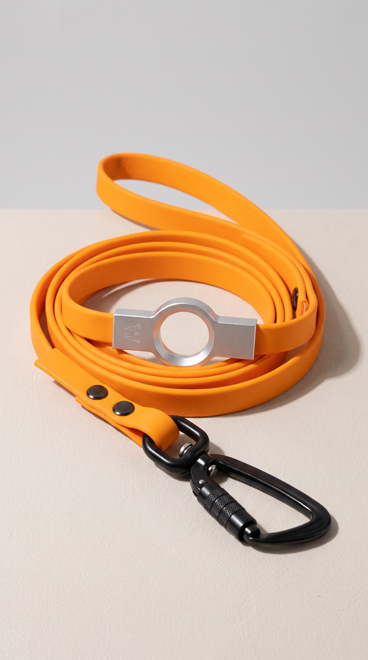Biothane Flat Leash - Mango