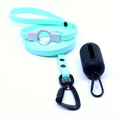 Load image into Gallery viewer, Biothane Flat Leash - Bright Teal
