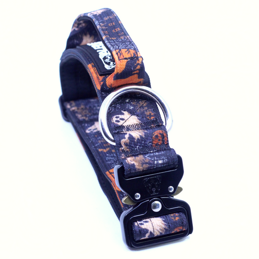 1.5" Tacti Slim Dog Collar- Halloween