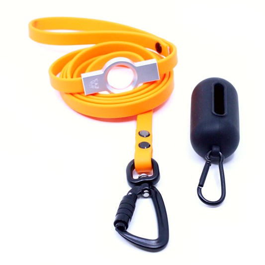 Biothane Flat Leash - Mango