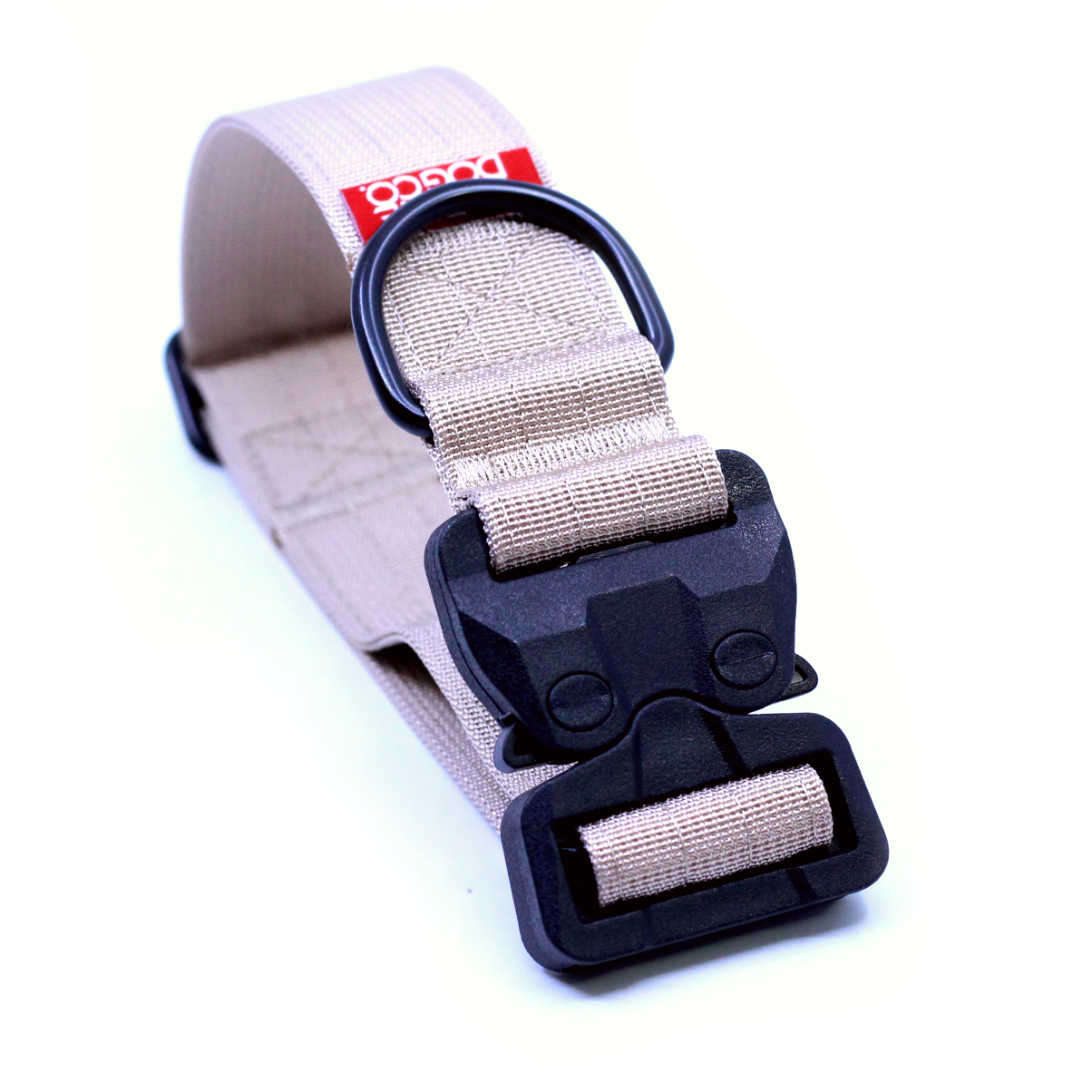 1.5" Tacti Lite Dog Collar - Buttercream (no handle)