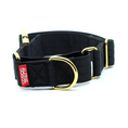 Load image into Gallery viewer, 1.5" Luxe Martingale Dog Collar - Noir
