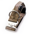 Load image into Gallery viewer, 2" Tacti Luxe Dog Collar - White Gold - Desert Camo
