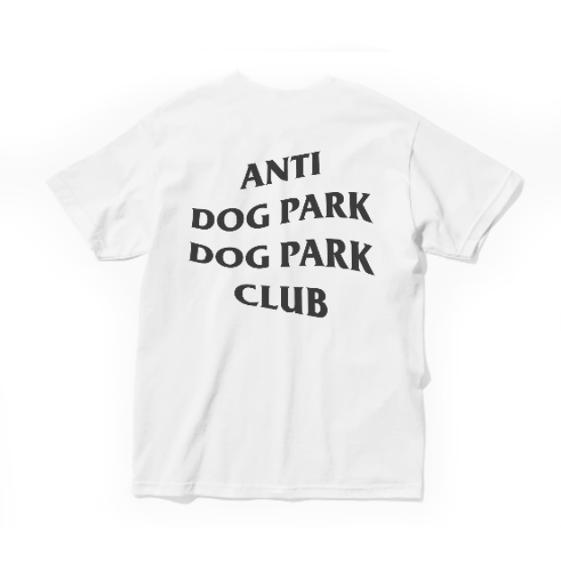 Anti Dog Park Dog Park Club - White T-Shirt